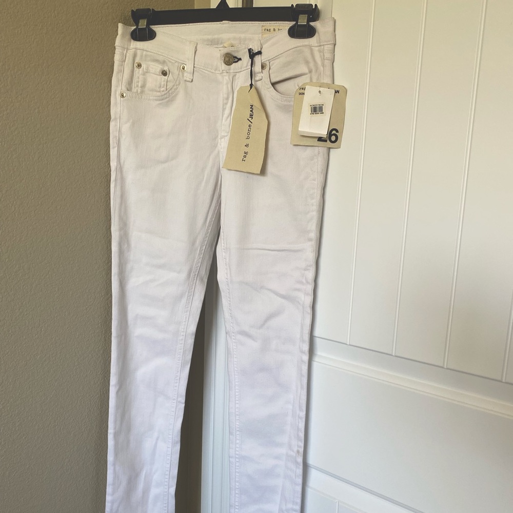 Rag & Bone white jeans